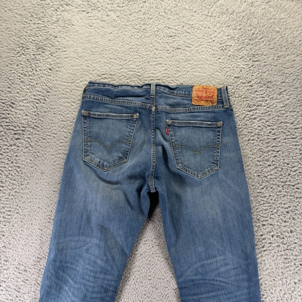 Levi's 558 Jeans Mens 34x32 Blue Cotton Denim Straight Workwear‎ Stretch Faded